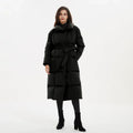 Martine – Women's Mid-Length Quilted Coat with Tie Belt