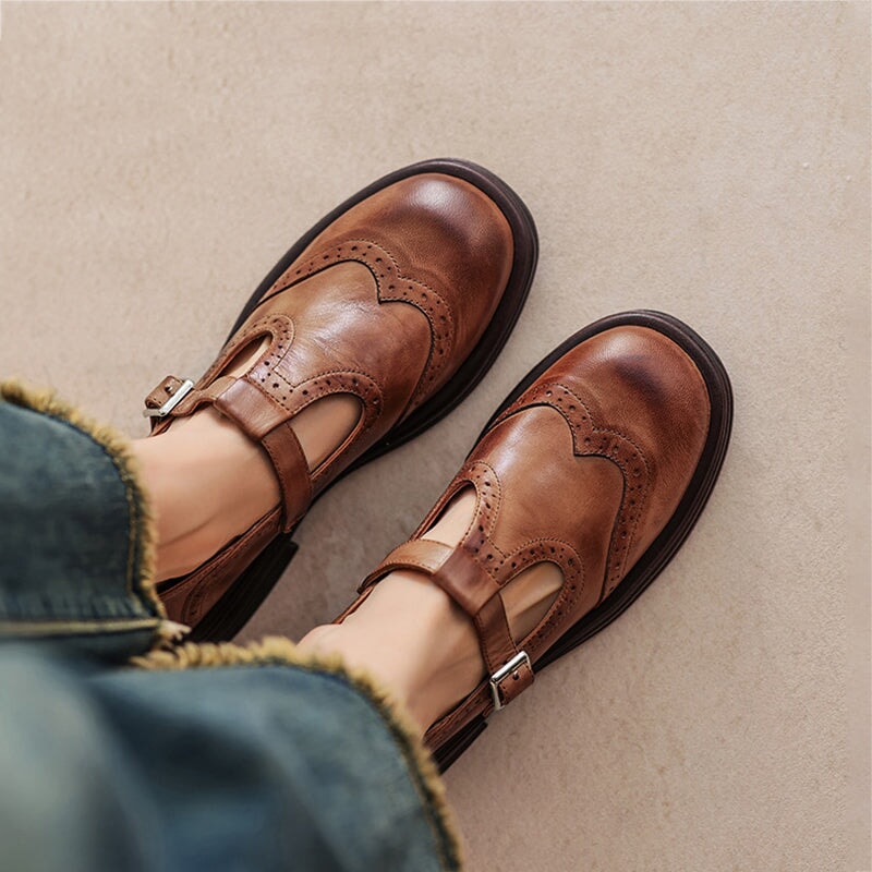 MATTEA™ | Elegant Mary Janes Made Of Leather