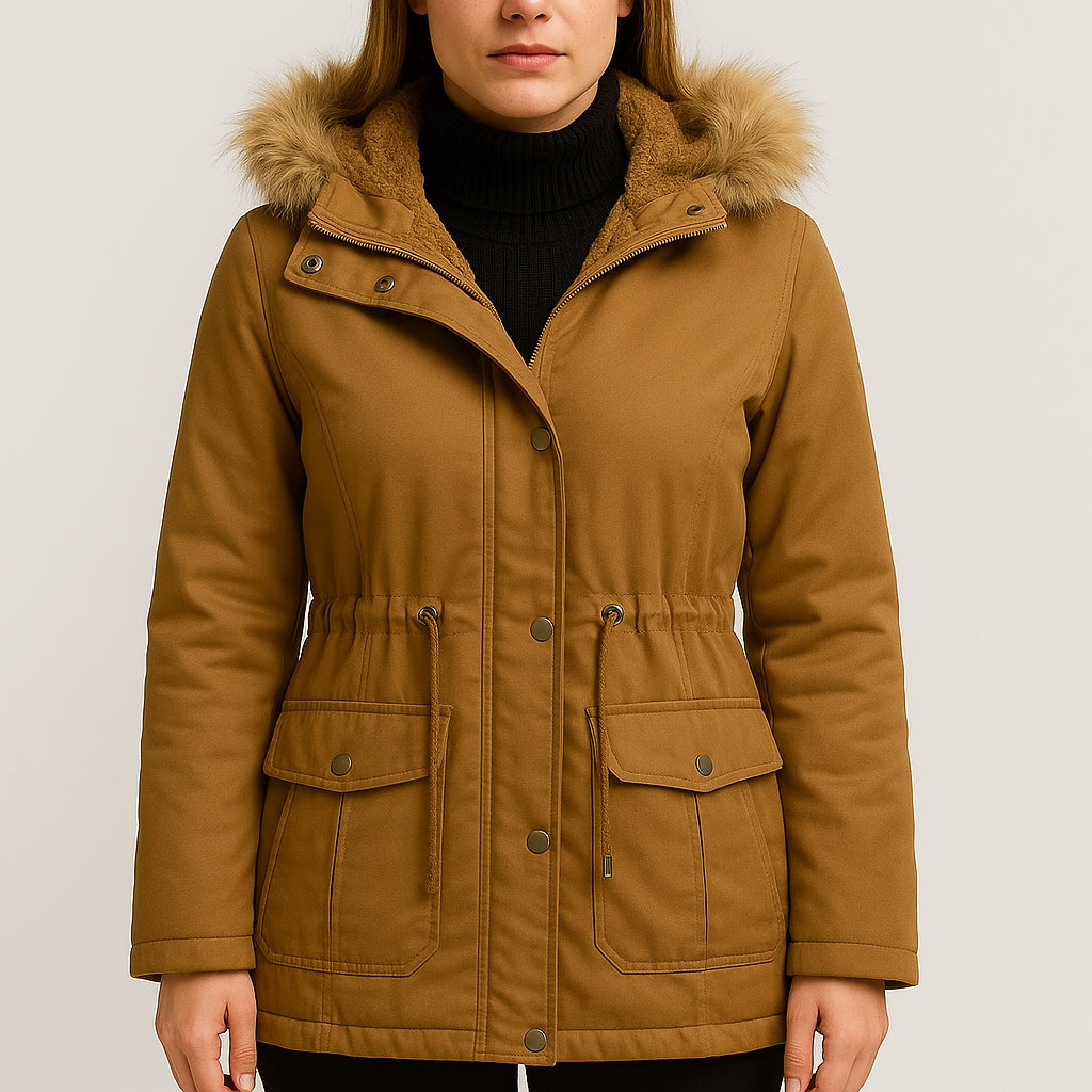 Melody – Women's Insulated Plush-Lined Winter Coat with Hood
