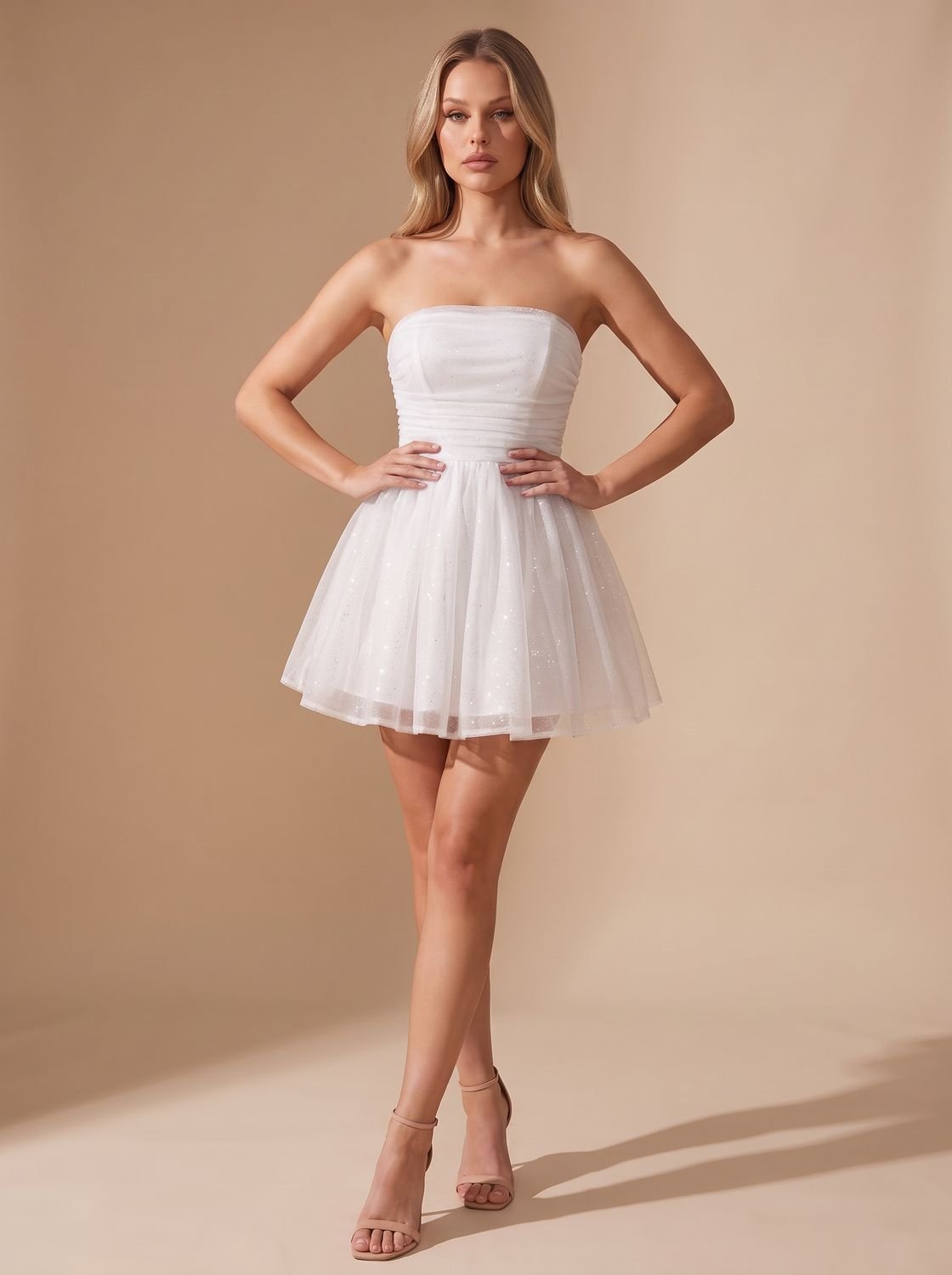 Patience – Women's Christmas Party Ruched Mini Dress