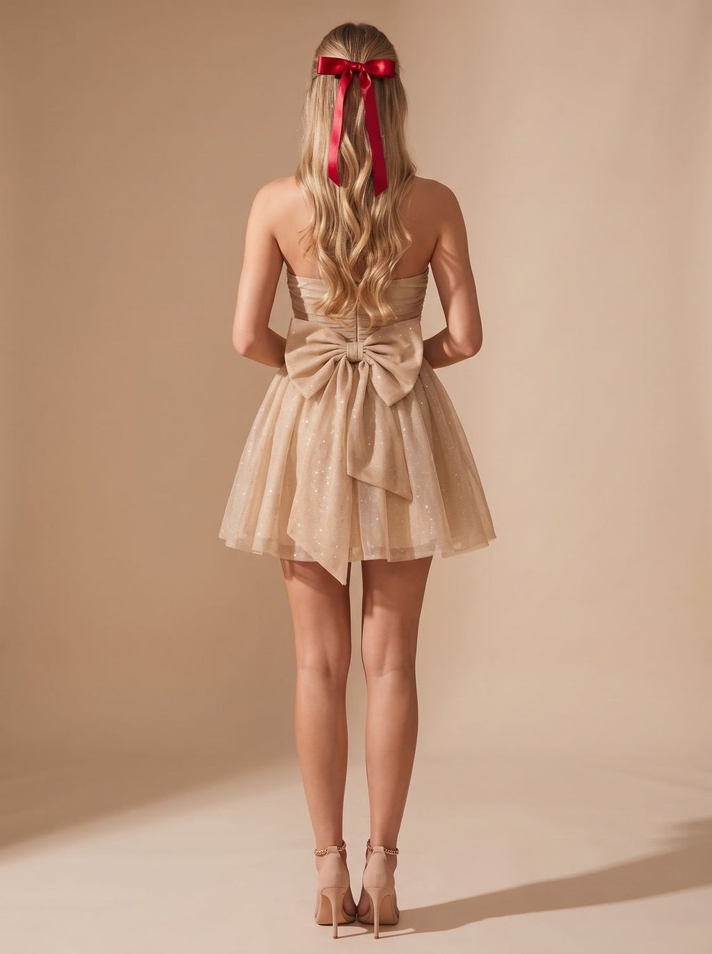 Patience – Women's Christmas Party Ruched Mini Dress