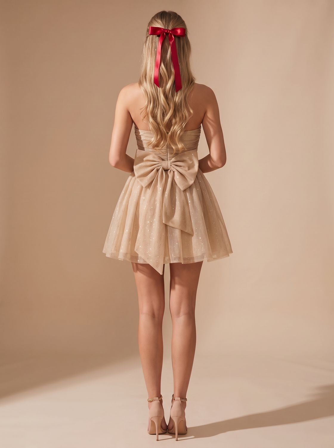 Patience – Women's Christmas Party Ruched Mini Dress