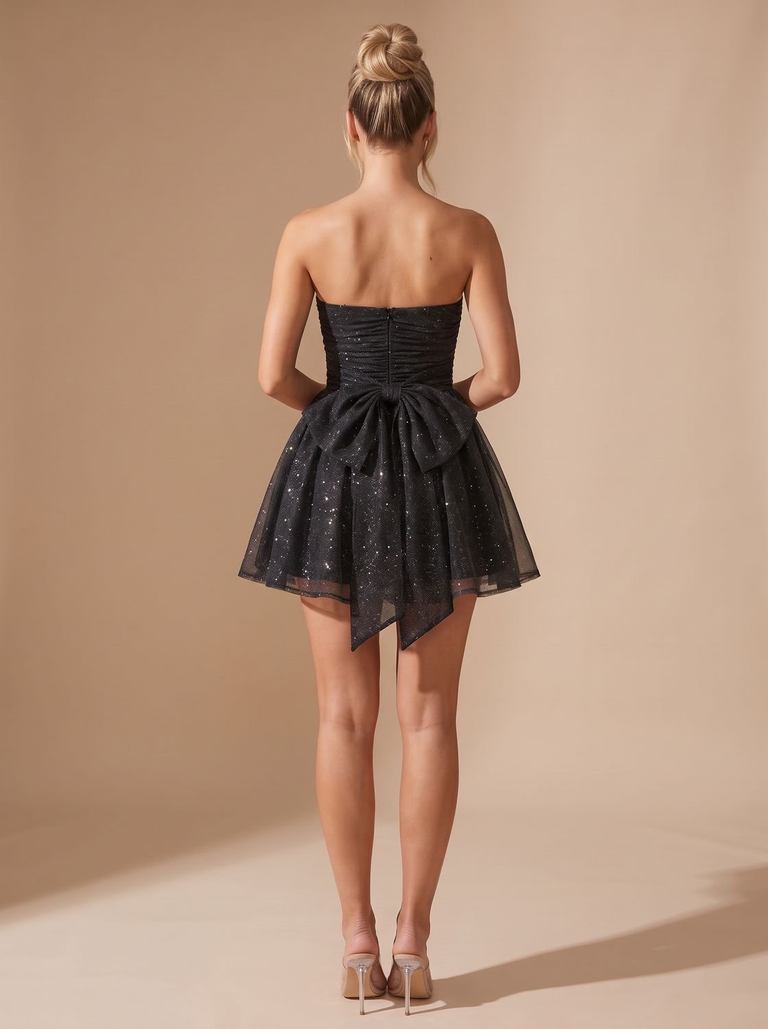 Patience – Women's Christmas Party Ruched Mini Dress