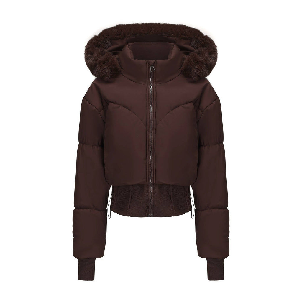 Sherry – Women's Short Padded Bomber Jacket with Hood