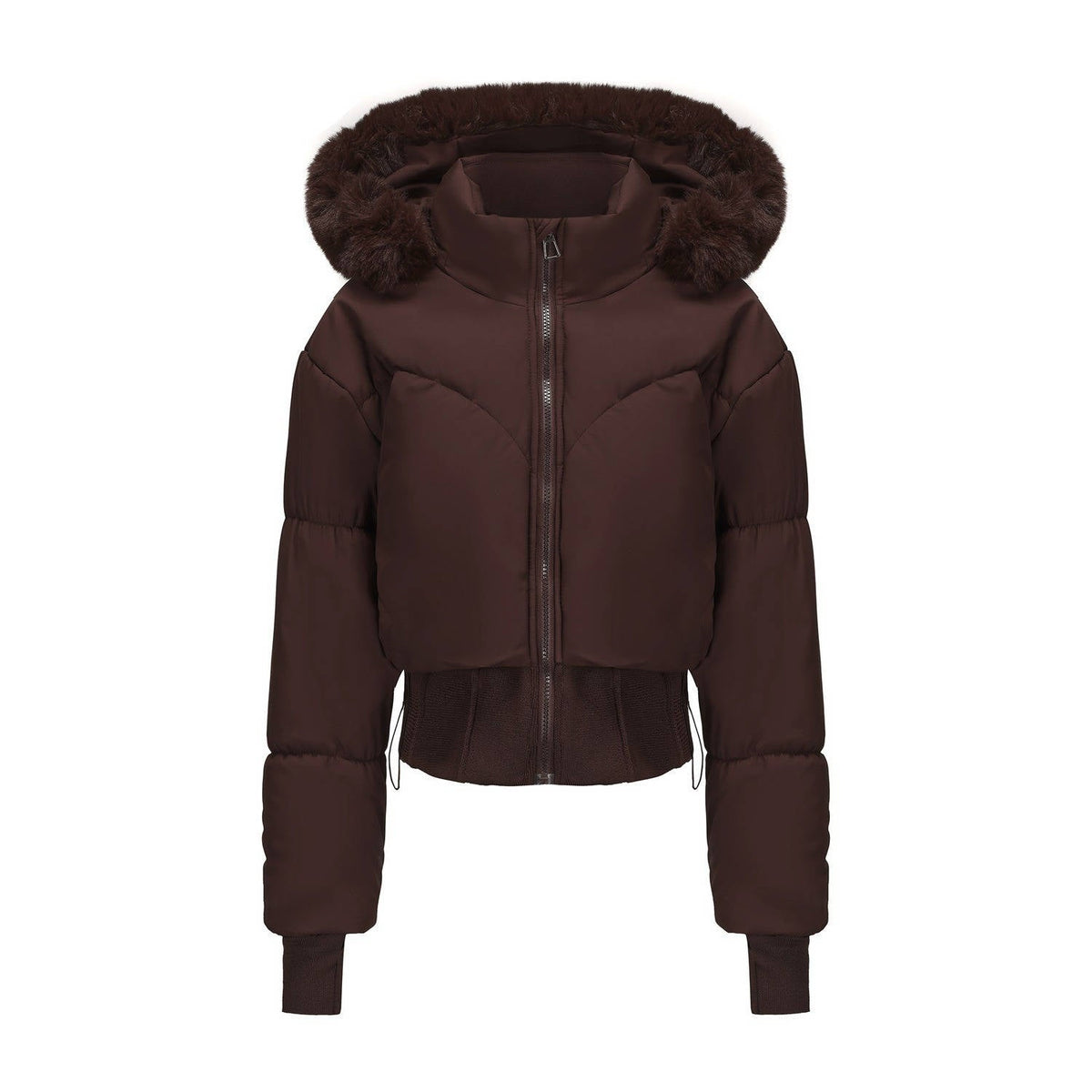 Sherry – Women's Short Padded Bomber Jacket with Hood