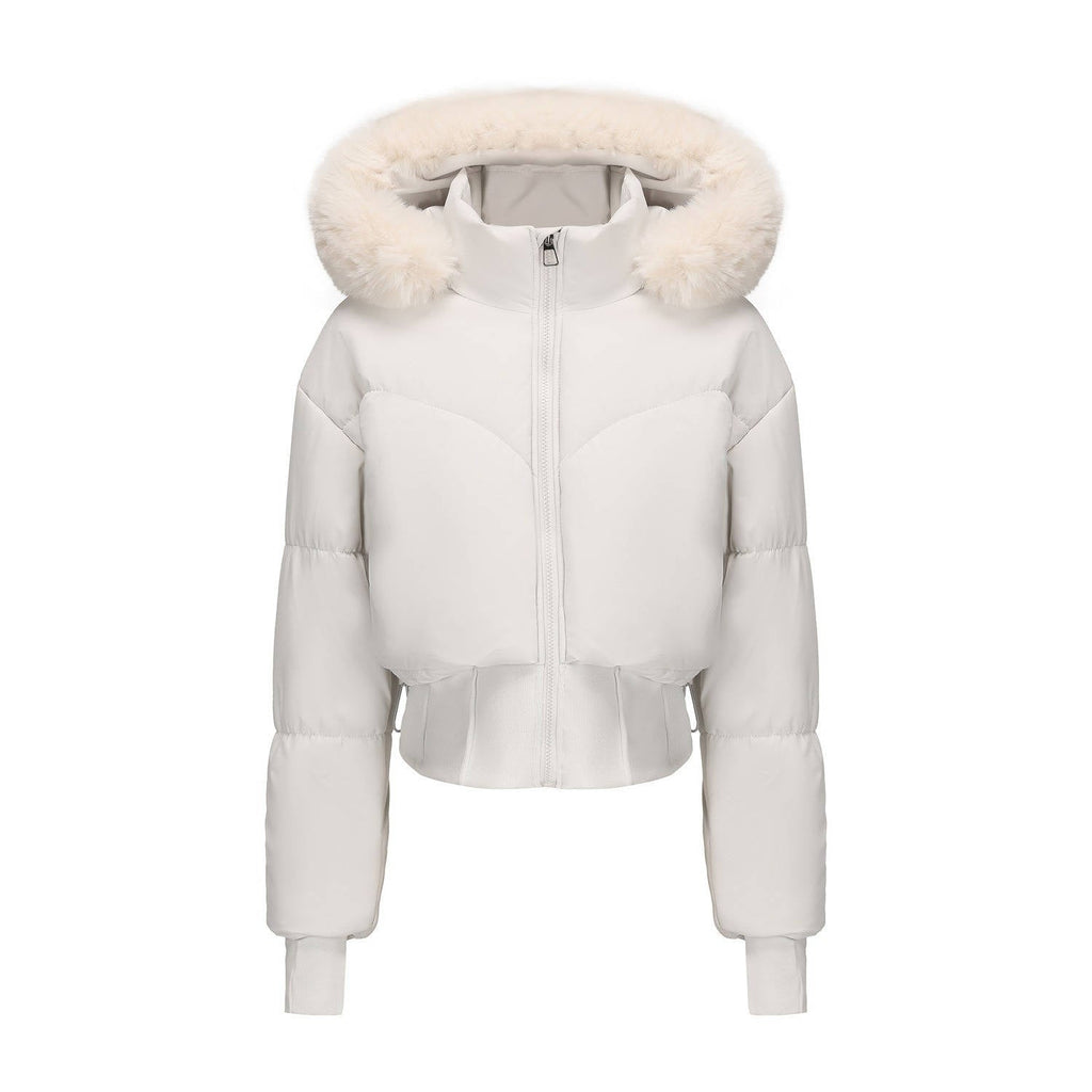 Sherry – Women's Short Padded Bomber Jacket with Hood