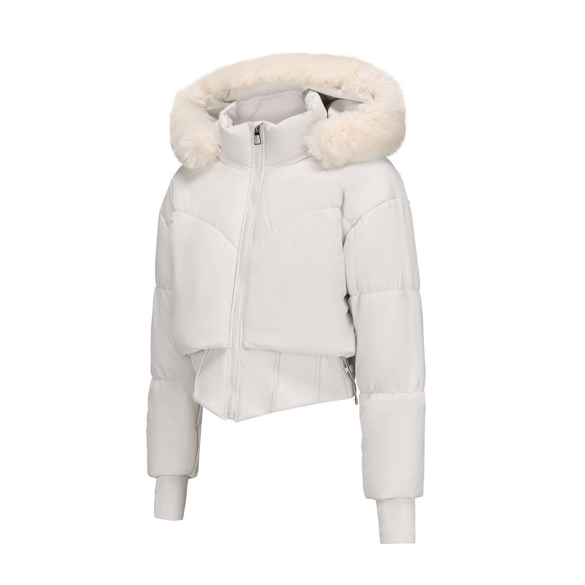 Sherry – Women's Short Padded Bomber Jacket with Hood