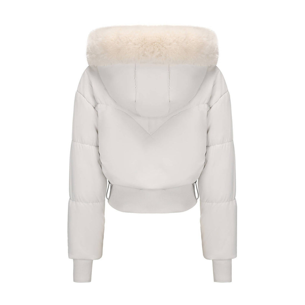Sherry – Women's Short Padded Bomber Jacket with Hood