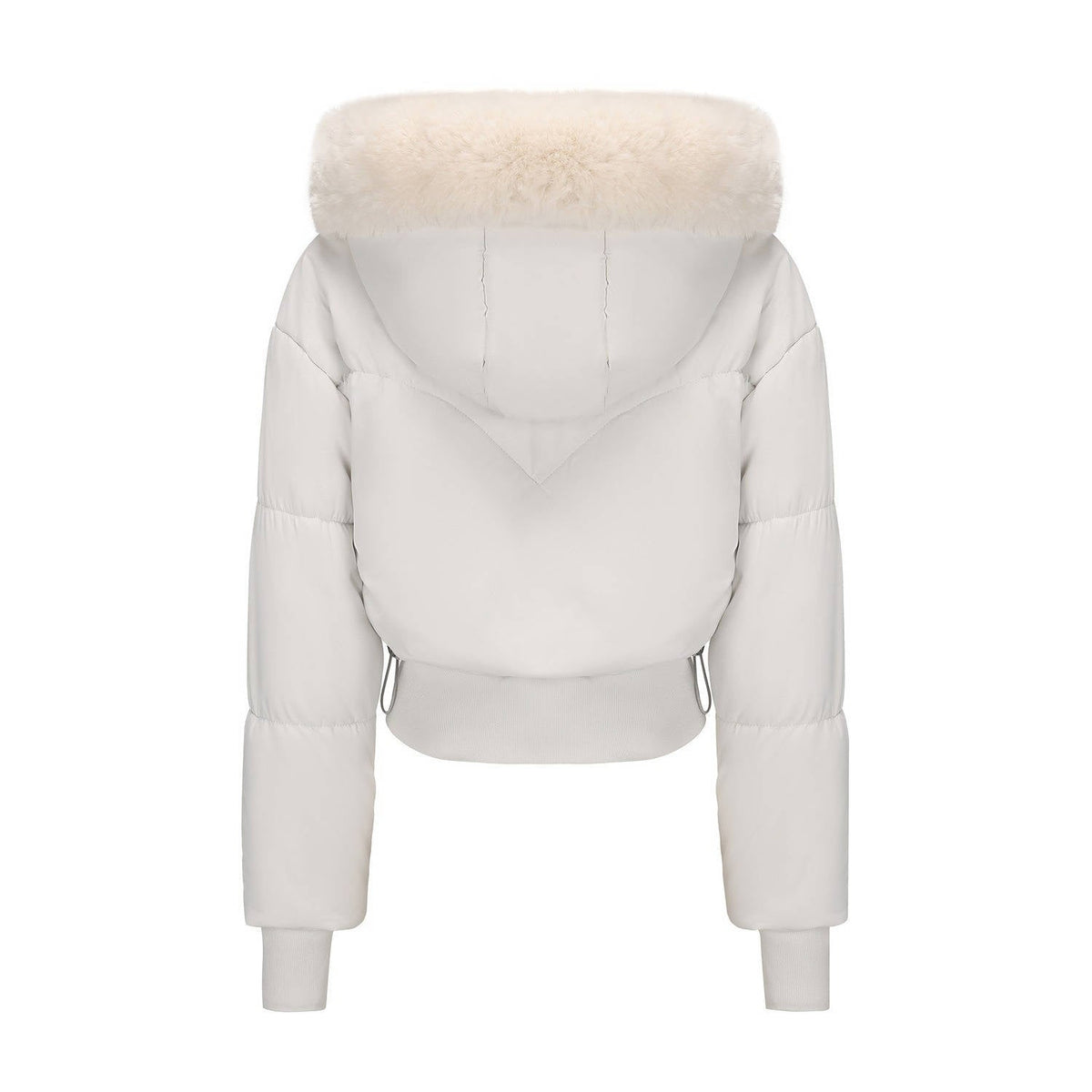 Sherry – Women's Short Padded Bomber Jacket with Hood