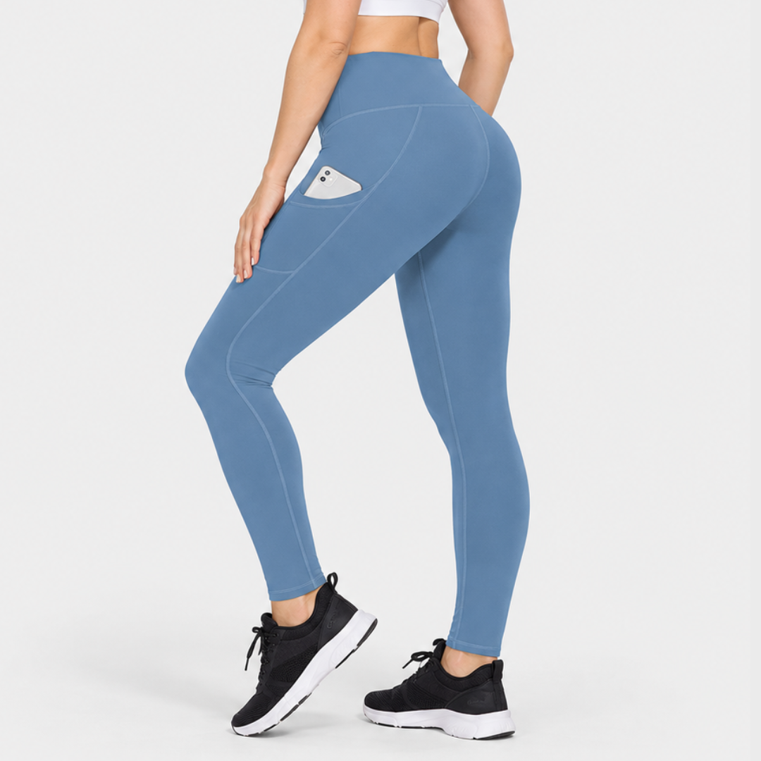 Kayla – Thermal High-Waisted Leggings with Side Pockets for Women