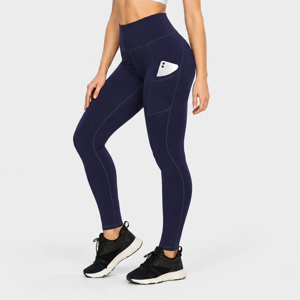 Kayla – Thermal High-Waisted Leggings with Side Pockets for Women